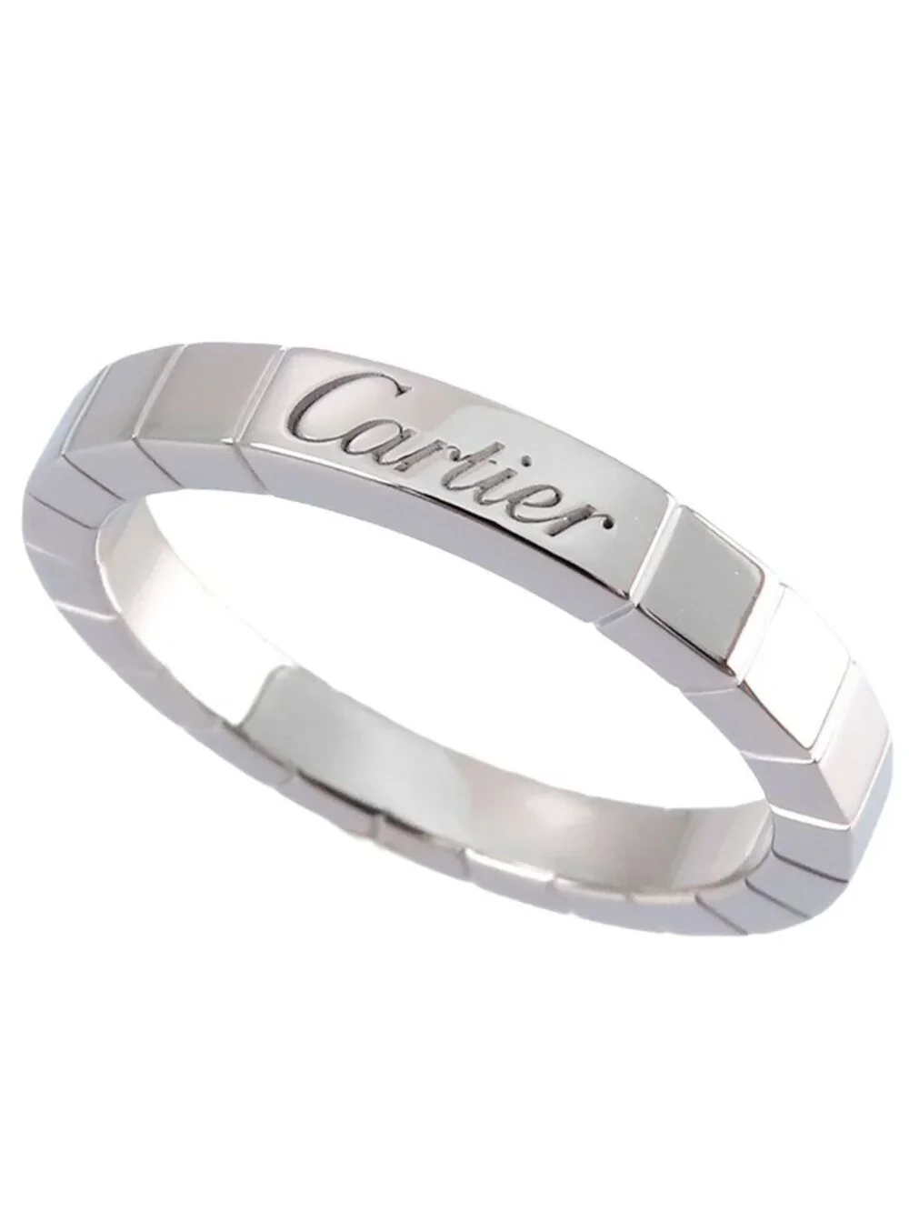 Cartier Lanieres Ring White Gold 18K 57